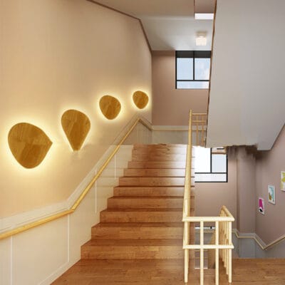Wooden Wall Lamp - Image 2