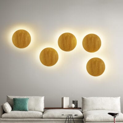 Wooden Wall Lamp