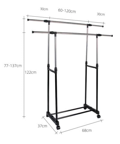 Parallel Clothes Rack - Image 2