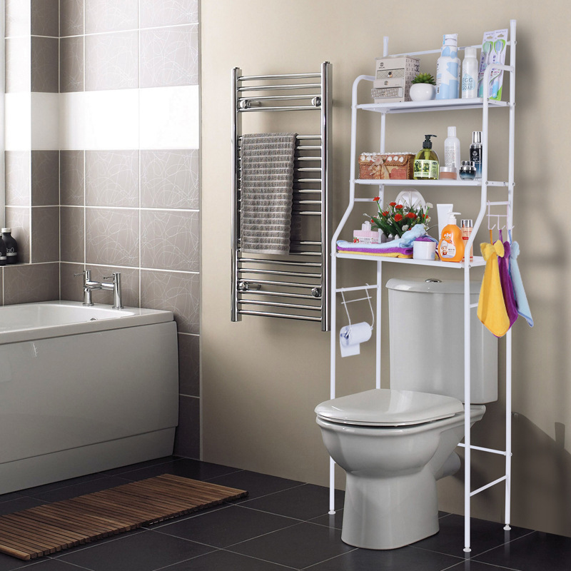 Bathroom Floor Shelf