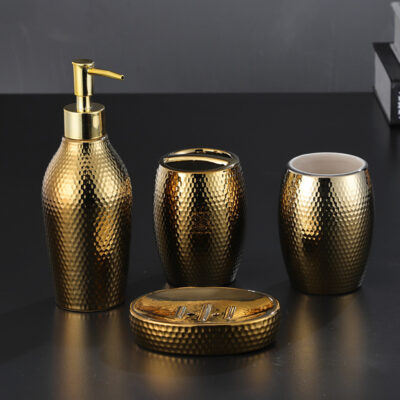 Golden Bathroom Set - Image 4