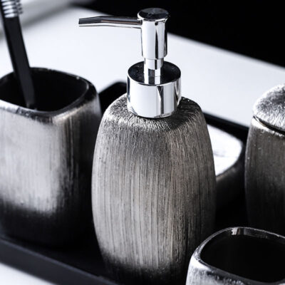 Silver Ceramic Set - Image 2