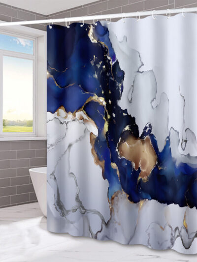 Marble Pattern Curtain - Image 3