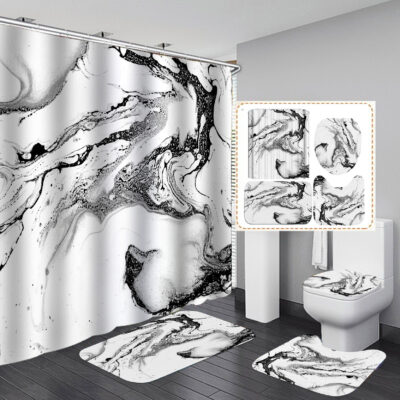 Patterned Shower Set - Image 4