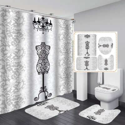 Patterned Shower Set - Image 3