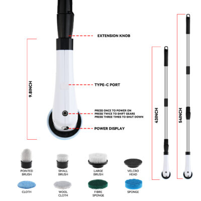 Electric Bathroom Brush - Image 2