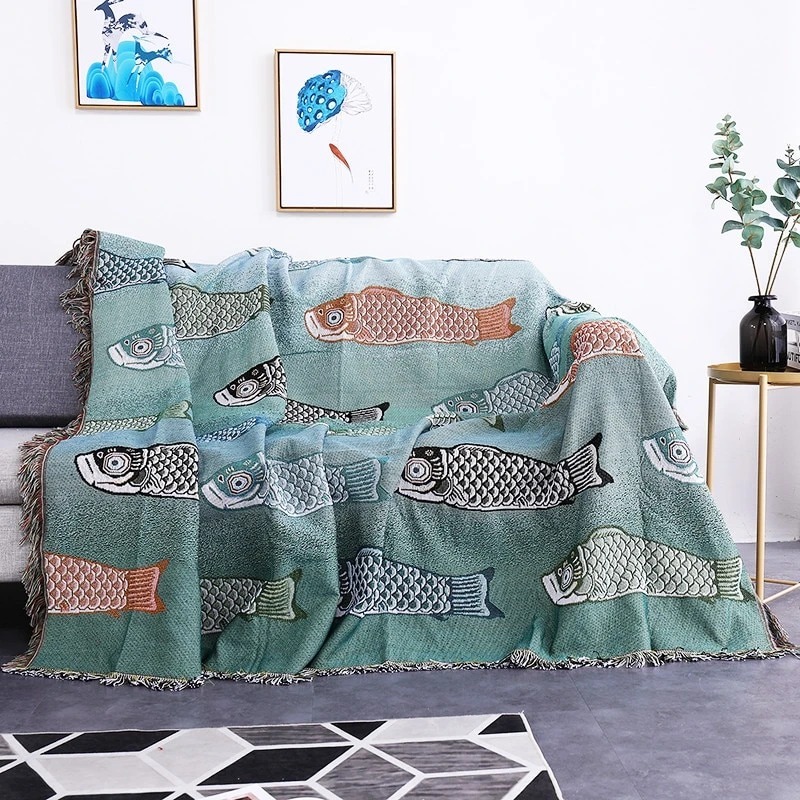 Koi Sofa Blanket
