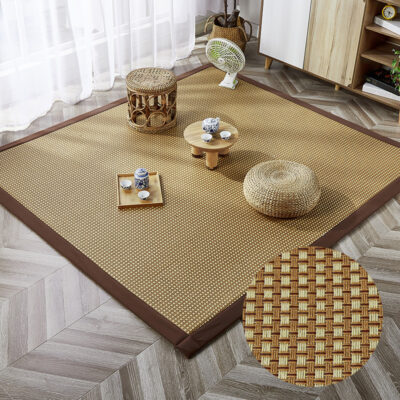 Japanese Rattan Rug - Image 5