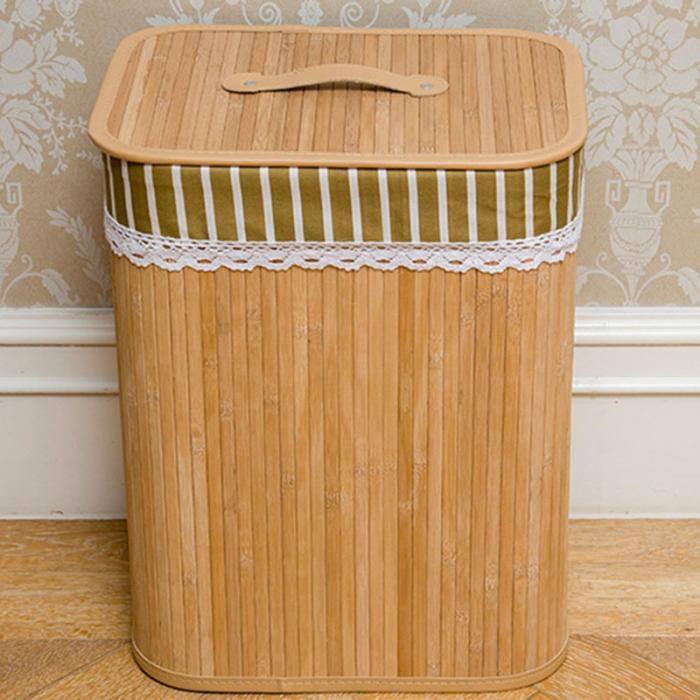 Bamboo Laundry Box