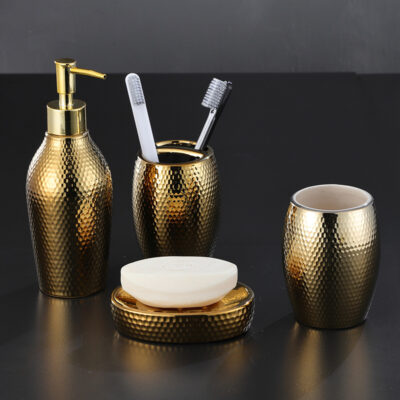 Golden Bathroom Set - Image 2