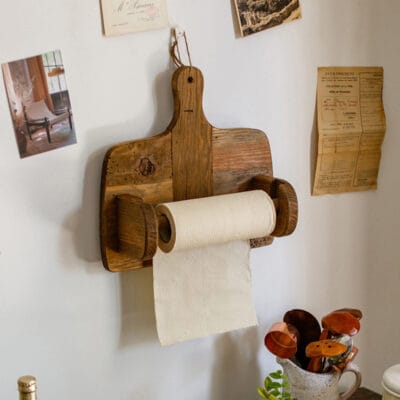 Wooden Tissue Holder
