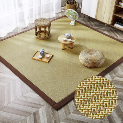 Japanese Rattan Rug - Image 4