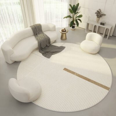 Cream Modern Carpet - Image 6