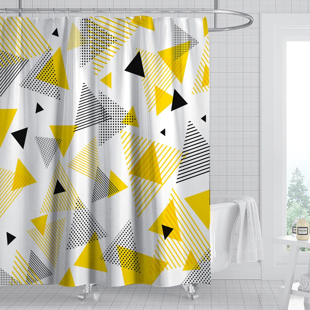Printing Bathroom Curtain