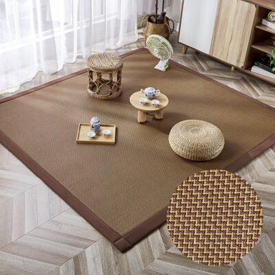 Japanese Rattan Rug - Image 3