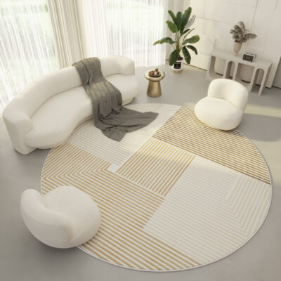 Cream Modern Carpet - Image 5