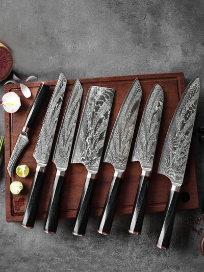 Damascus Knife Set