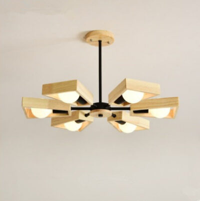 Solid Wood Chandelier - Image 6