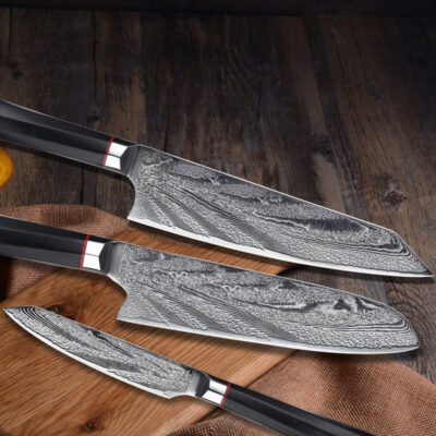 Damascus Knife Set - Image 5