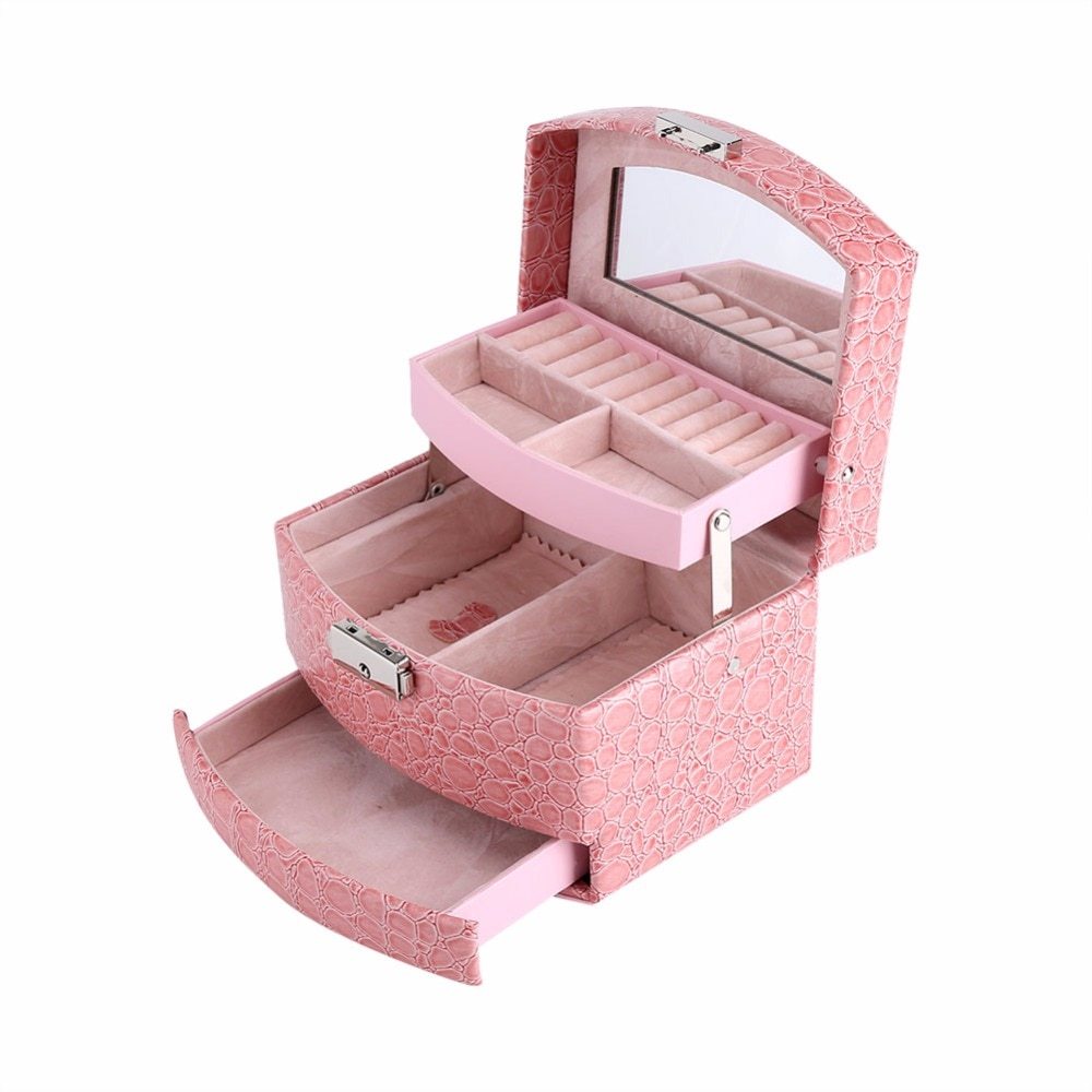 Leather Makeup Organizer
