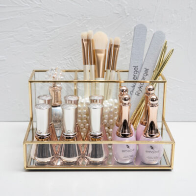 Glass Makeup Organizer - Image 5