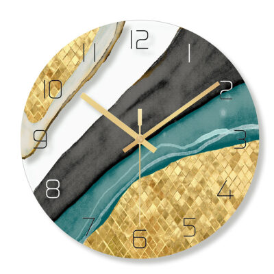 Nordic Marble Clock