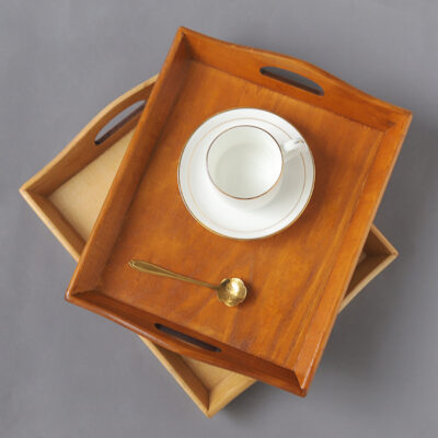 Retro Wooden Tray