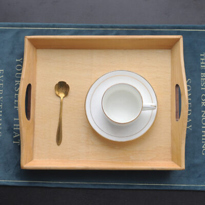 Retro Wooden Tray - Image 5