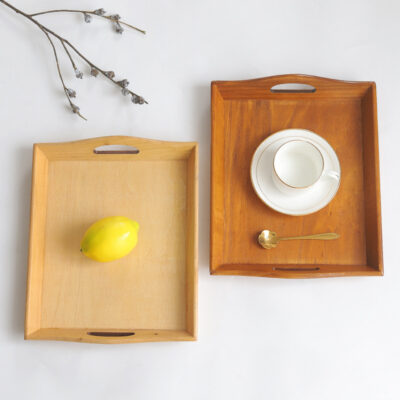 Retro Wooden Tray - Image 4