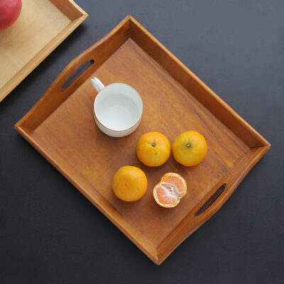 Retro Wooden Tray - Image 3