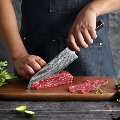 Damascus Knife Set - Image 4
