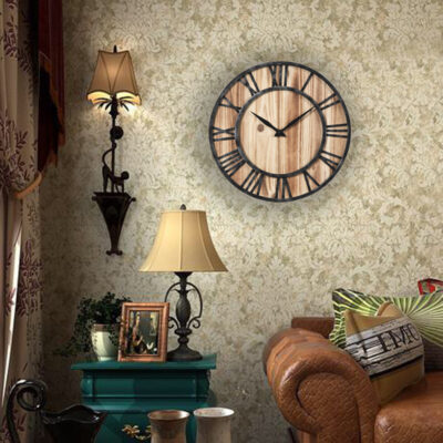 Retro Wooden Clock - Image 5