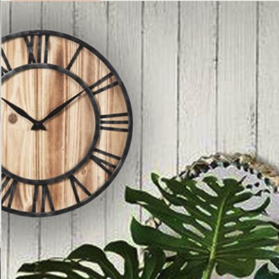 Retro Wooden Clock - Image 4