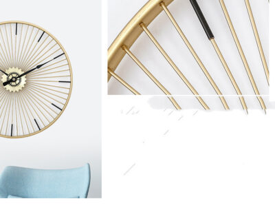 Old Wheel Clock - Image 6