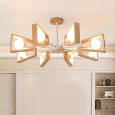 Solid Wood Chandelier - Image 7