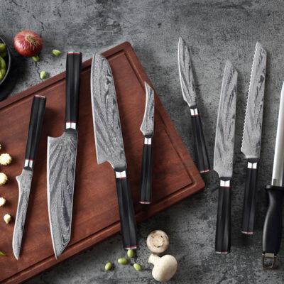 Damascus Knife Set - Image 2