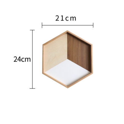 Wooden Hegxagon Tray - Image 4