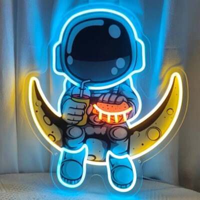 Astronaut Neon Light