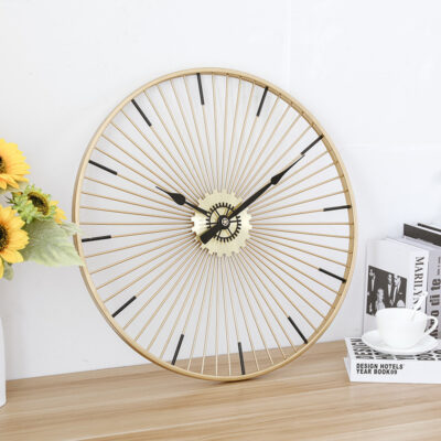 Old Wheel Clock - Image 2