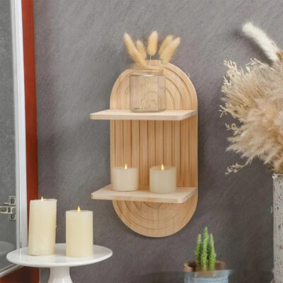 Wooden Arch Shelf
