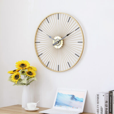 Old Wheel Clock - Image 8