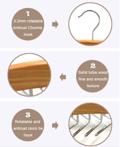 Wooden Clothes Hanger - Image 6