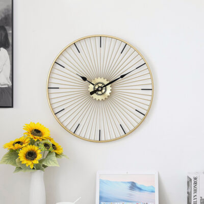 Old Wheel Clock - Image 3