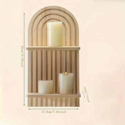 Wooden Arch Shelf - Image 5